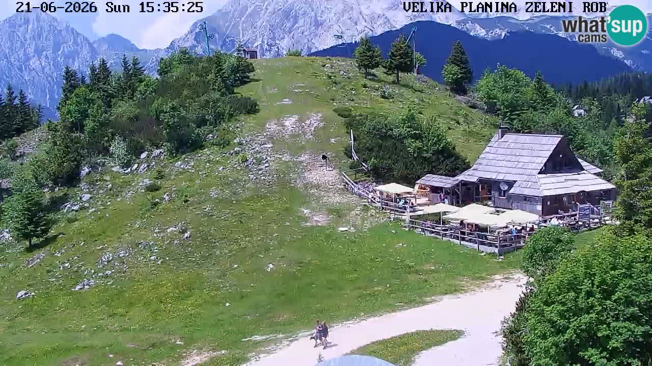 Zeleni Rob | Webcam live Velika Planina