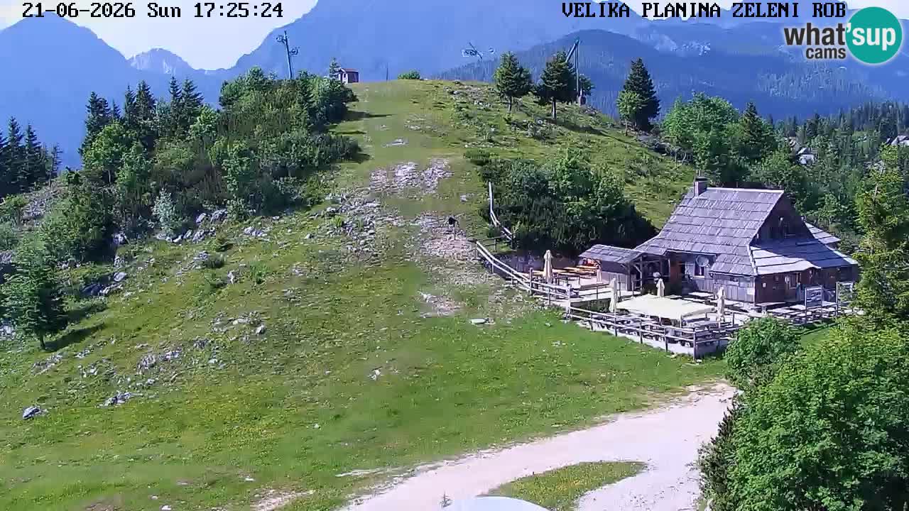 Zeleni Rob | Web kamera Velika Planina