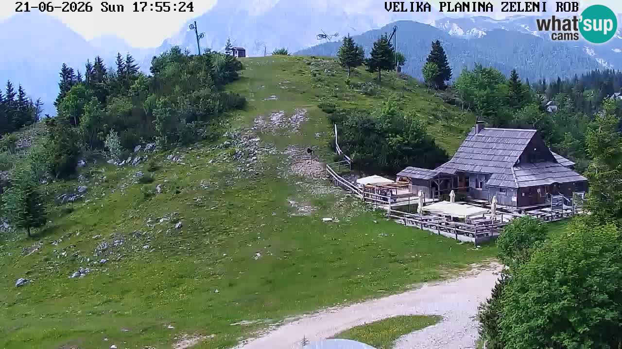 Zeleni Rob – Webcam live | Velika Planina