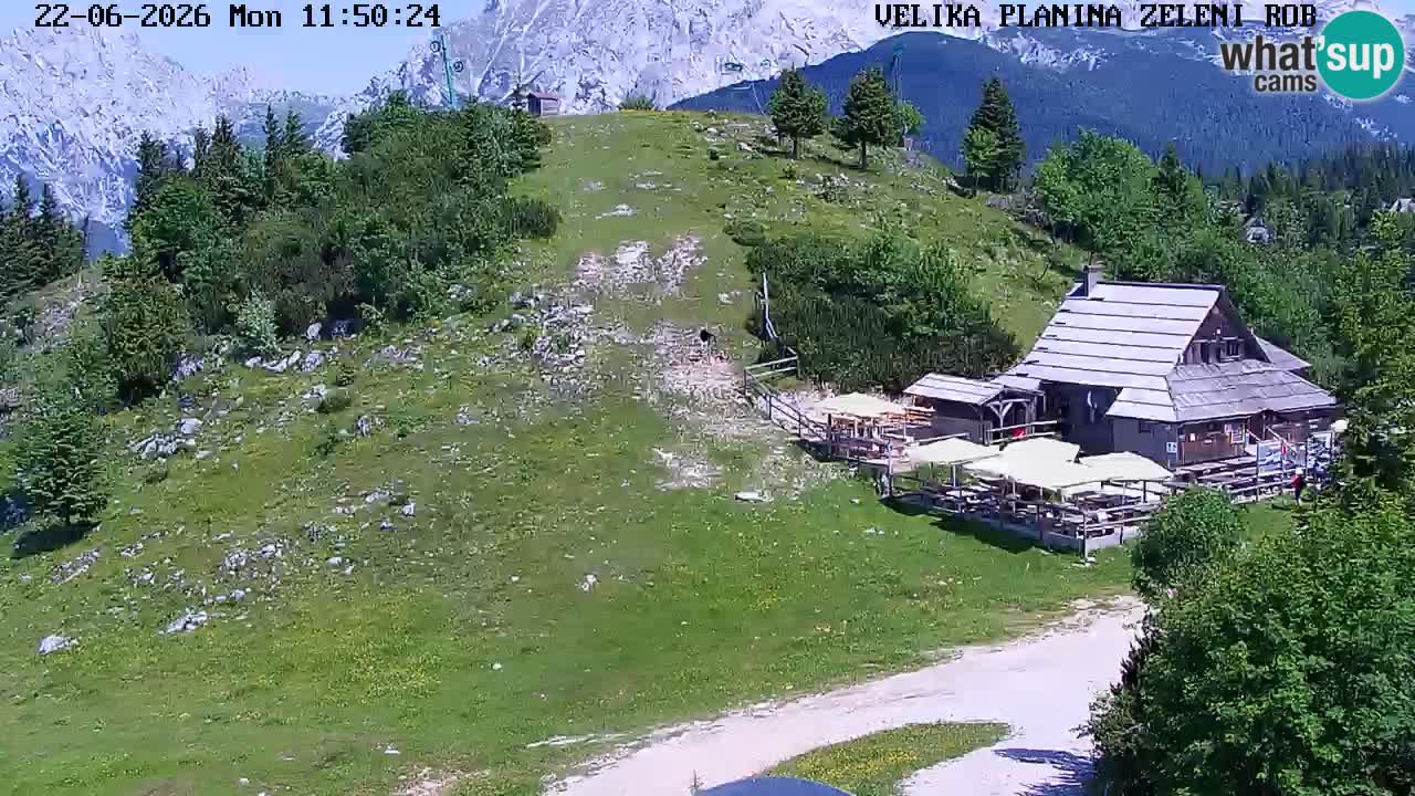 Zeleni Rob – Webcam live | Velika Planina