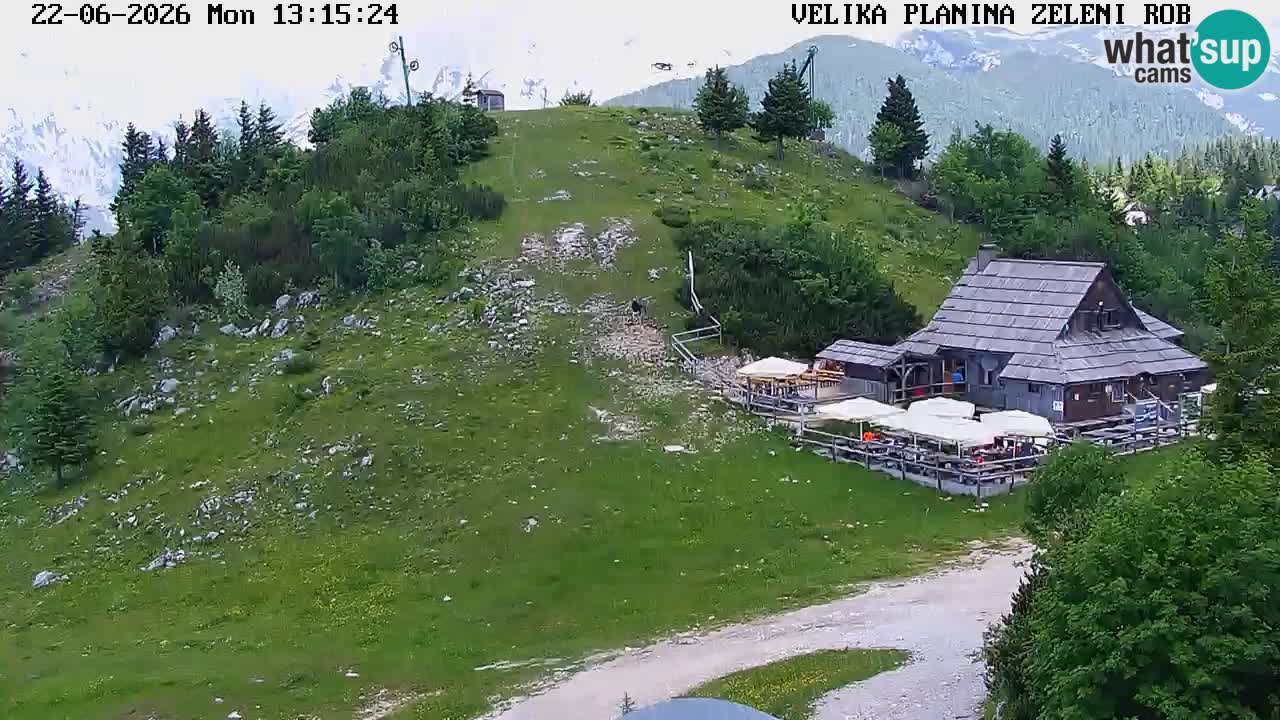 Zeleni Rob – Webcam live | Velika Planina