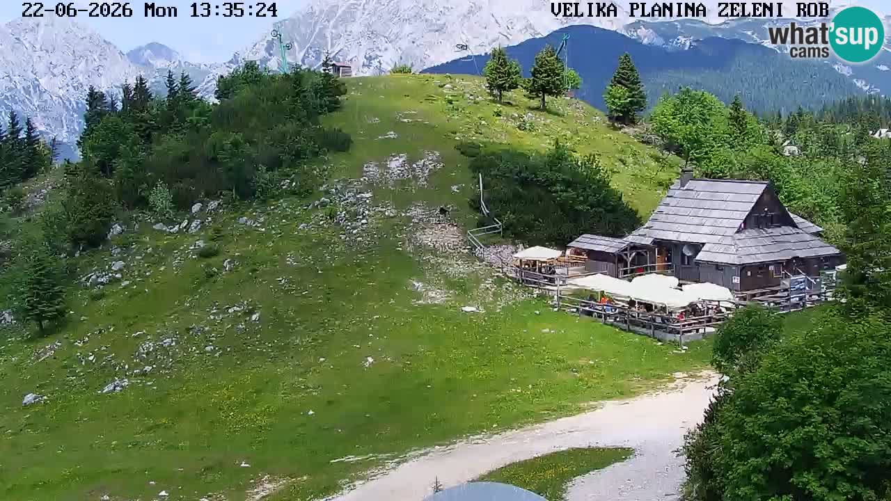 Zeleni Rob | Webcam live Velika Planina