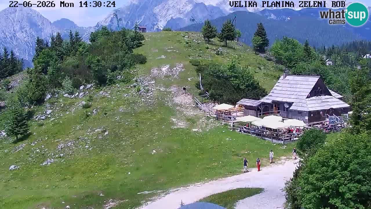 Zeleni Rob – Webcam live | Velika Planina
