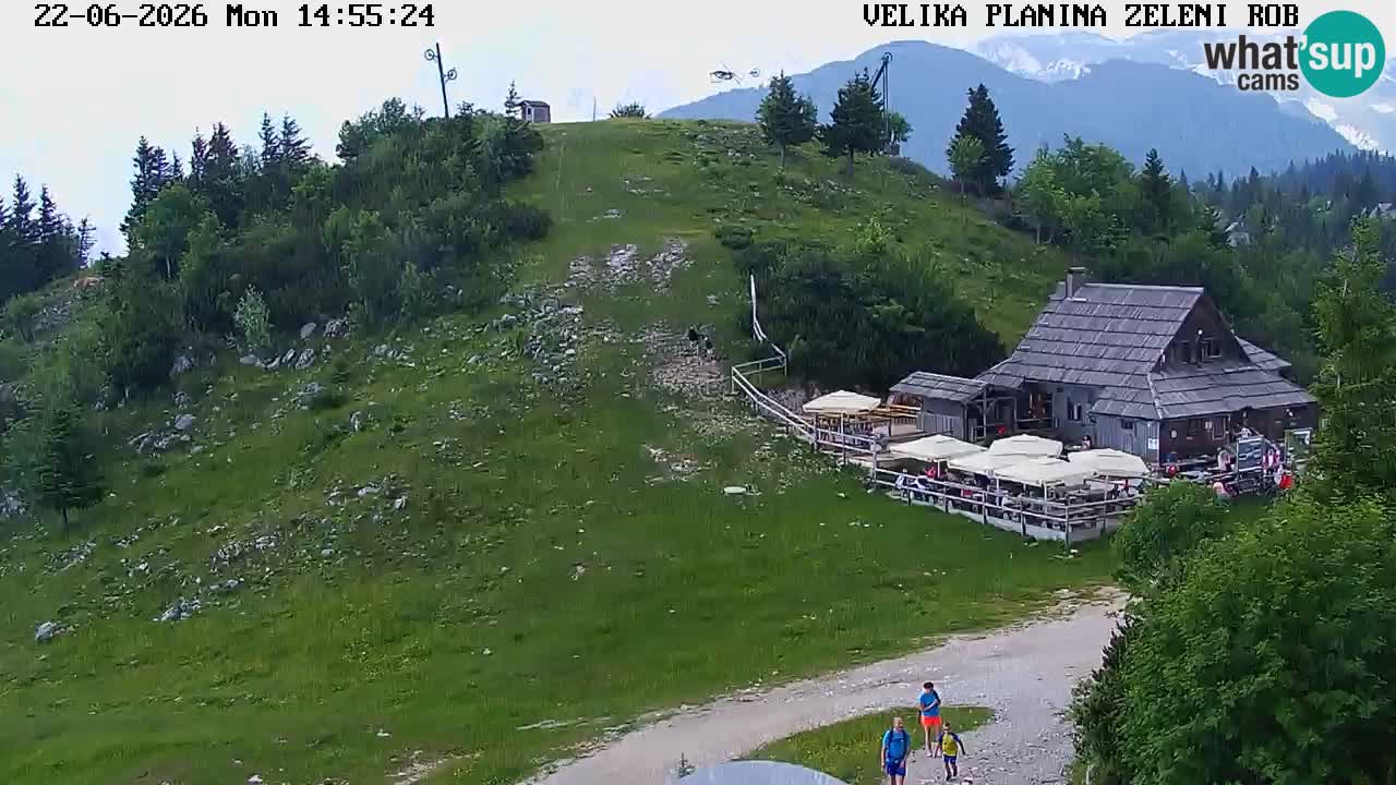 Zeleni Rob | Webcam live Velika Planina