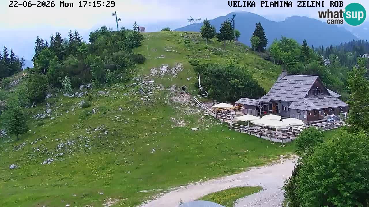 Zeleni Rob – Webcam live | Velika Planina