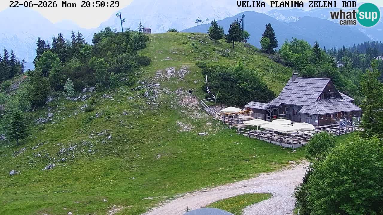 Zeleni Rob – Webcam live | Velika Planina