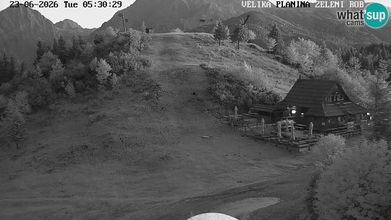 Zeleni Rob – Webcam live | Velika Planina