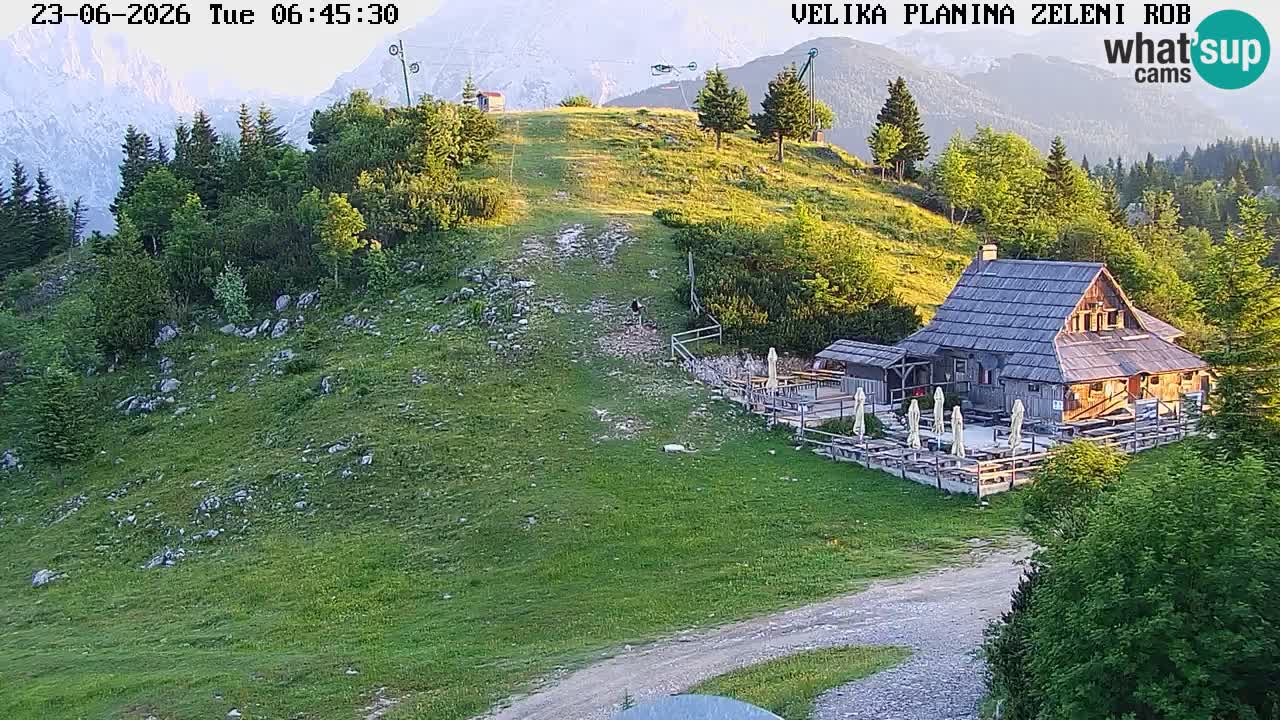 Zeleni Rob – Webcam live | Velika Planina