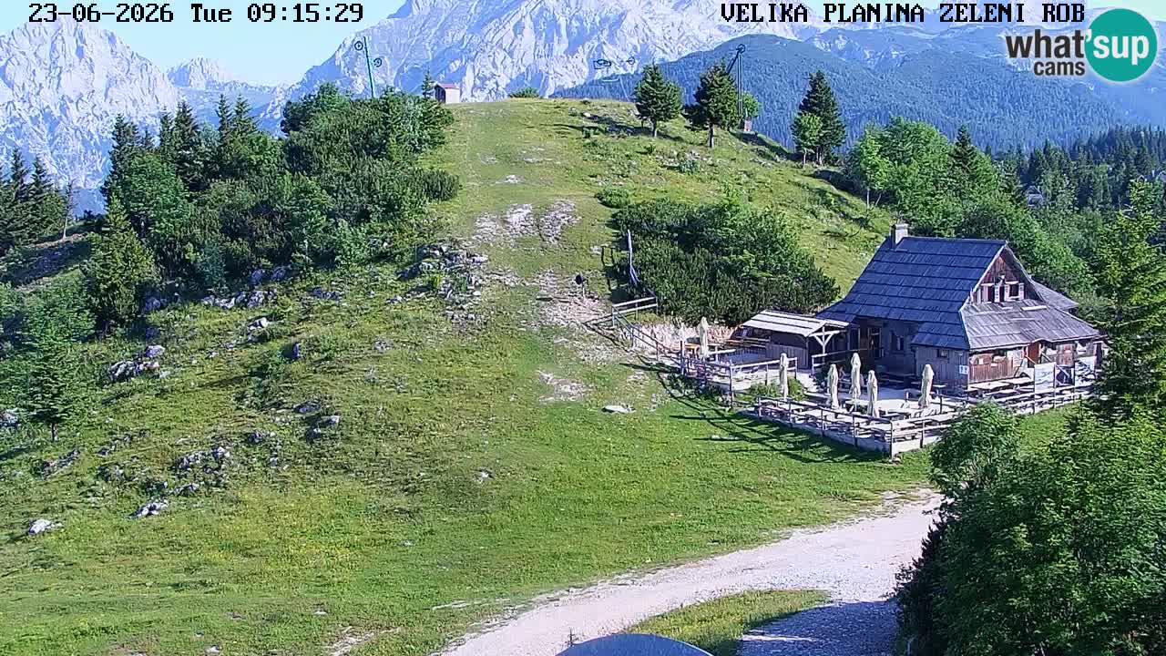 Zeleni Rob | Webcam live Velika Planina