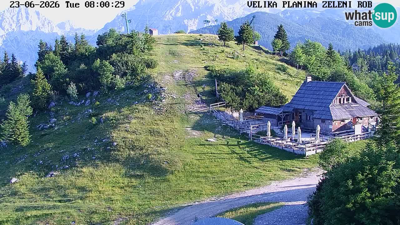 Zeleni Rob – Webcam live | Velika Planina