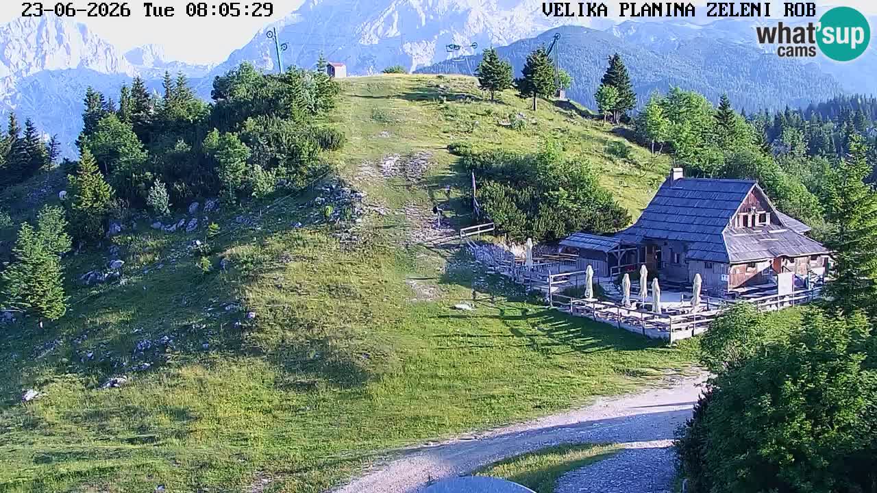 Zeleni Rob | Web kamera Velika Planina
