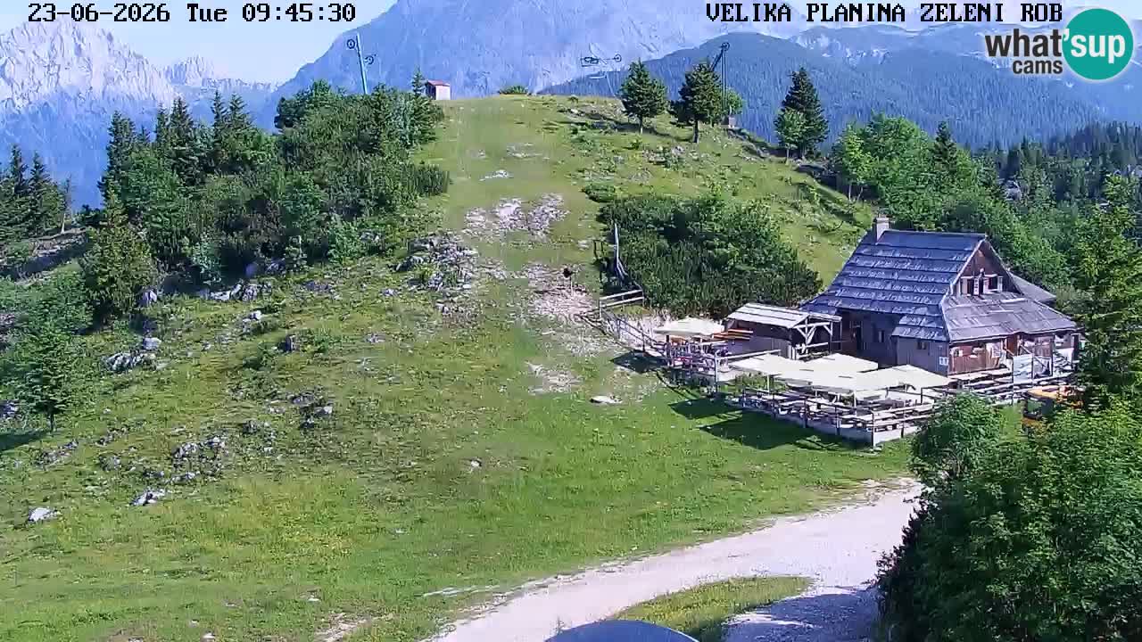 Zeleni Rob – Webcam live | Velika Planina