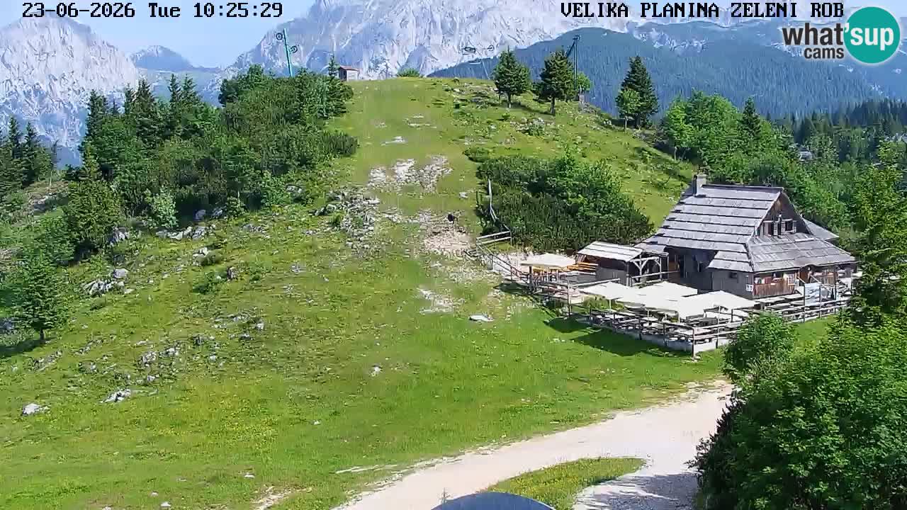 Zeleni Rob | Web kamera Velika Planina