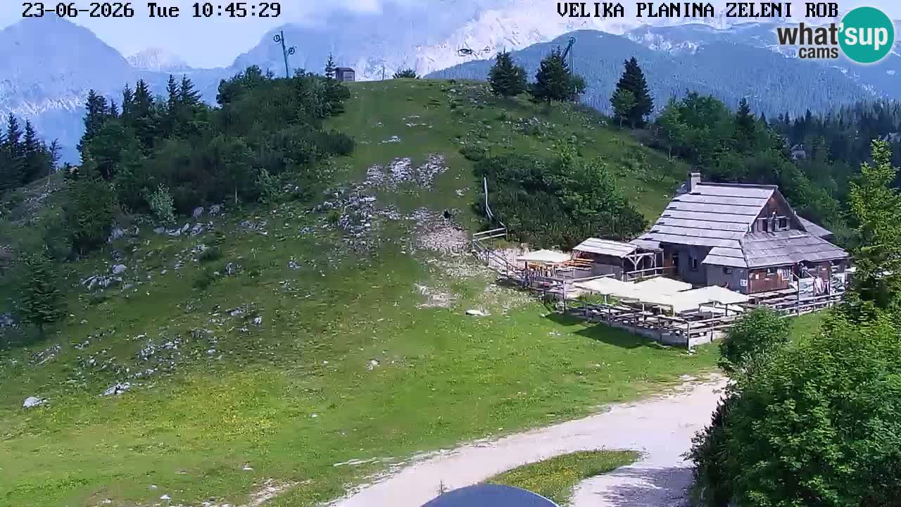 Zeleni Rob – Webcam live | Velika Planina