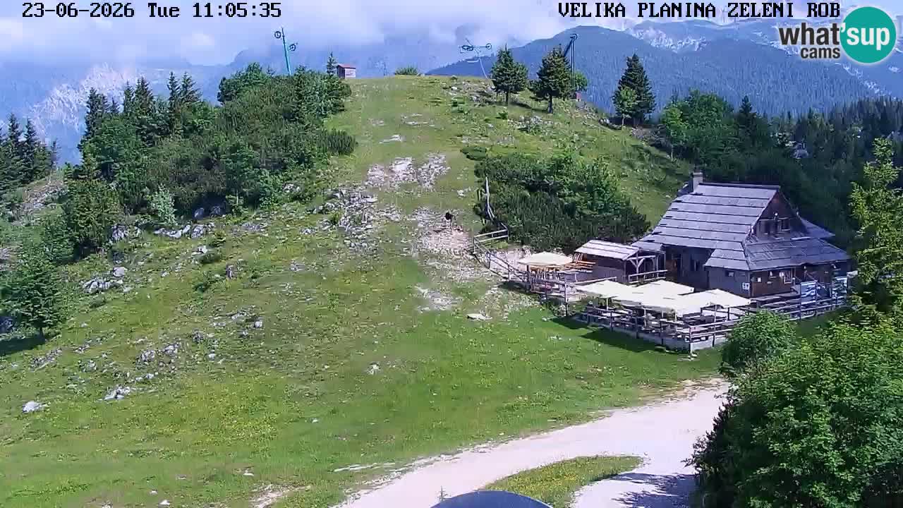 Zeleni Rob – Webcam live | Velika Planina