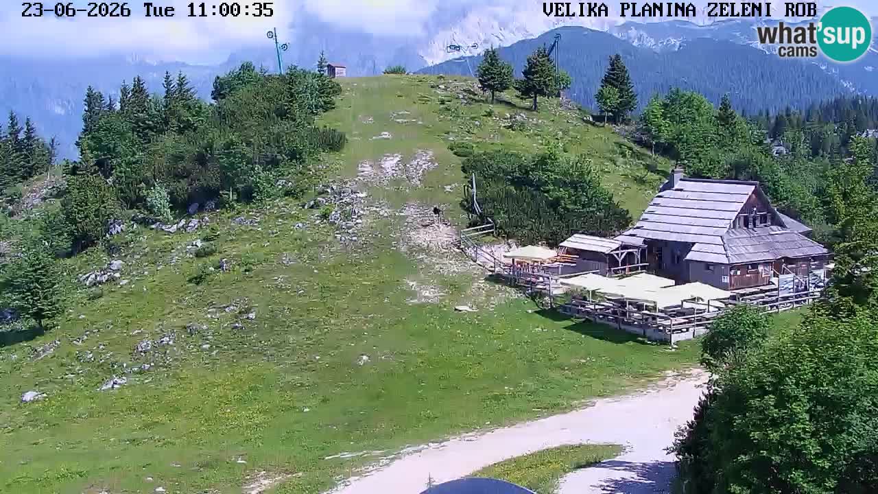 Zeleni Rob – Webcam live | Velika Planina
