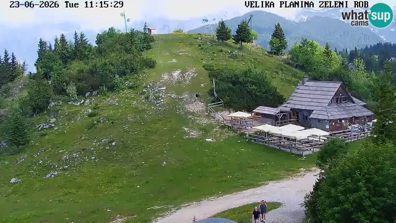 Zeleni Rob – Webcam live | Velika Planina