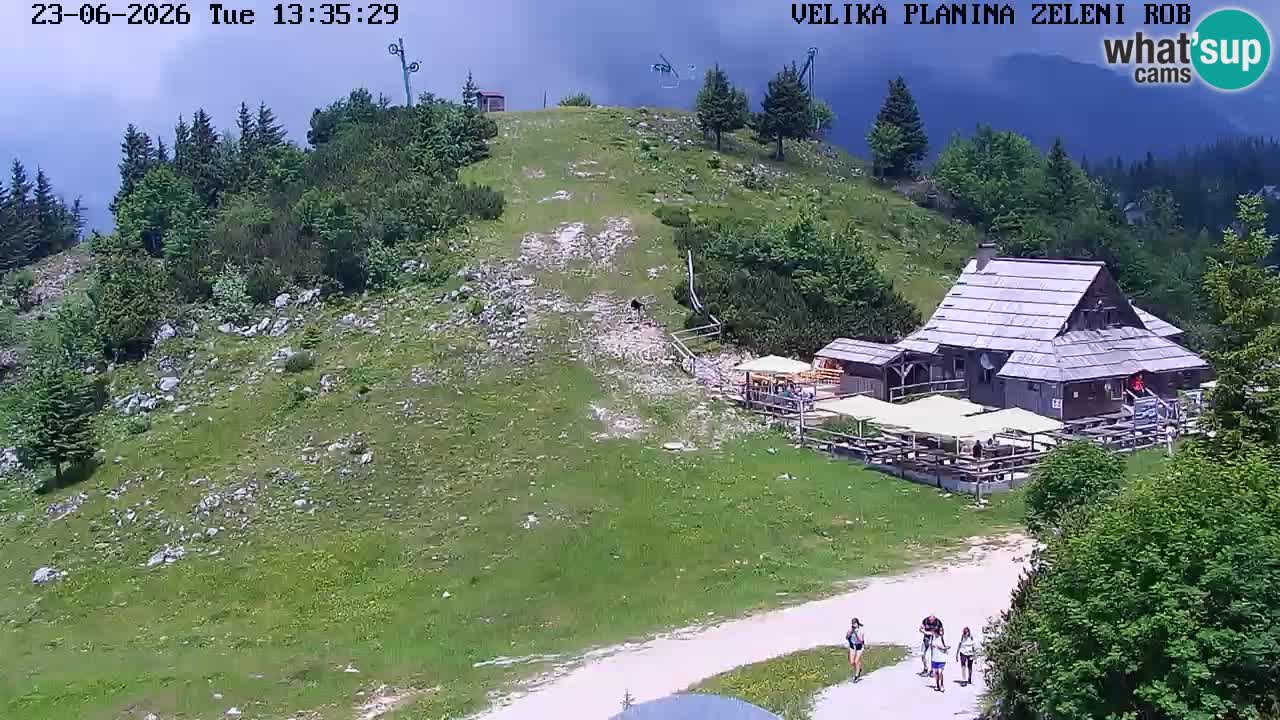 Zeleni Rob | Webcam live Velika Planina