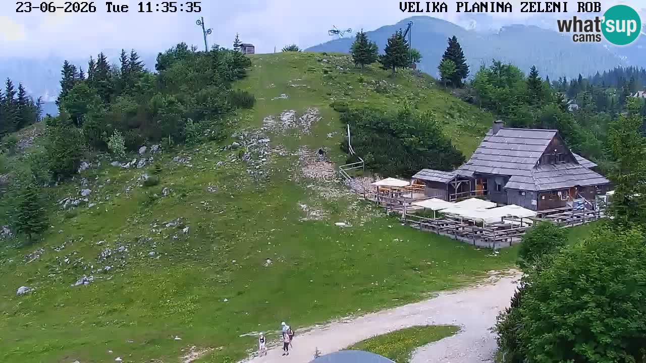 Zeleni Rob | Webcam live Velika Planina