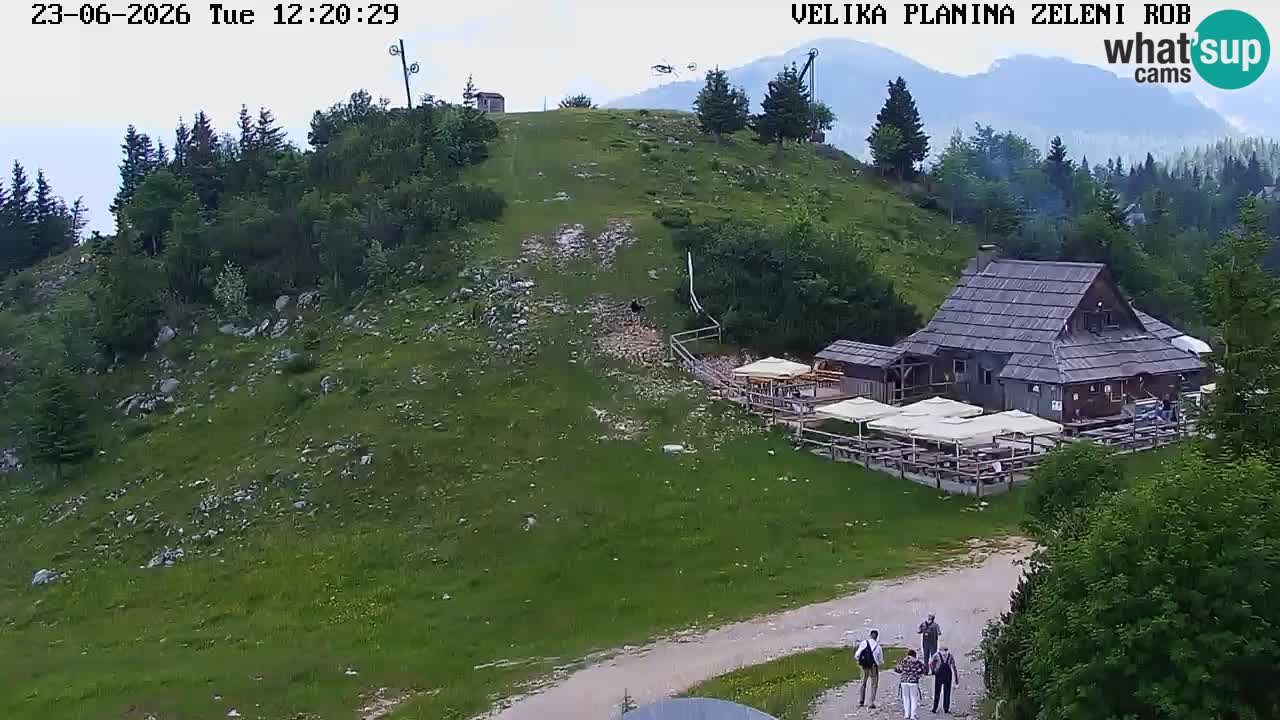 Zeleni Rob – Webcam live | Velika Planina
