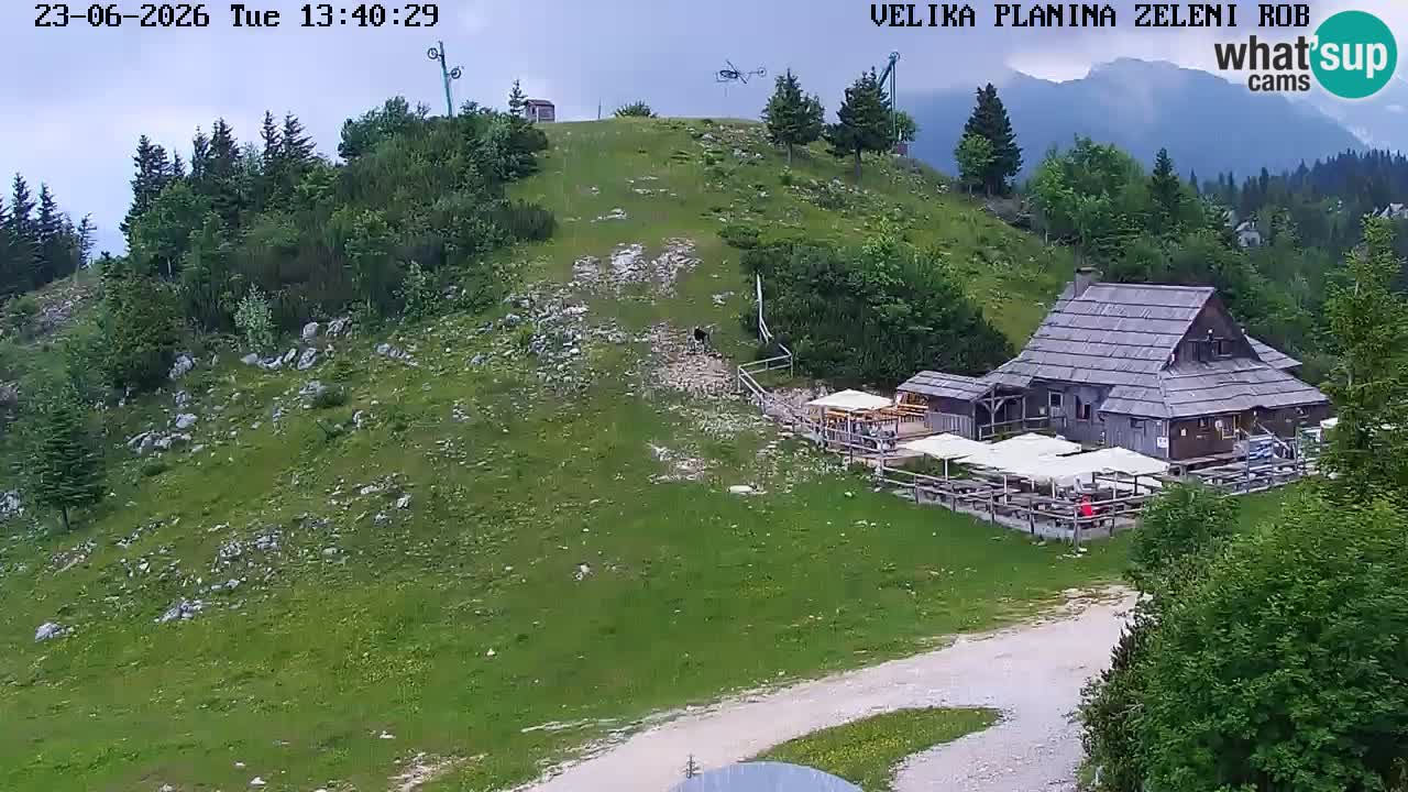 Zeleni Rob – Webcam live | Velika Planina