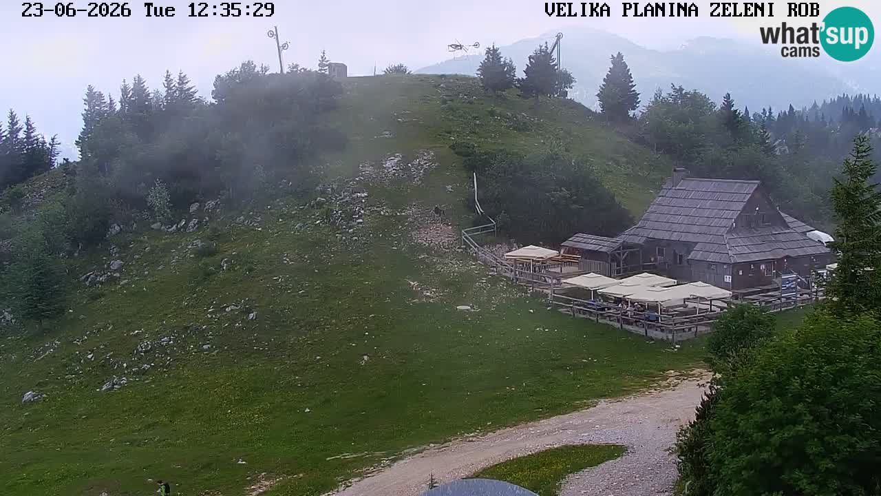Zeleni Rob – Webcam live | Velika Planina