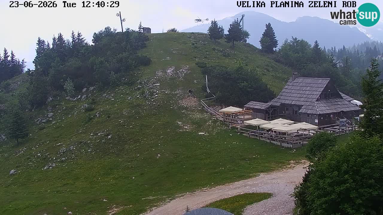 Zeleni Rob – Webcam live | Velika Planina
