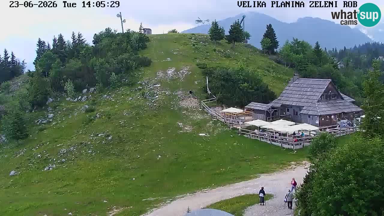 Zeleni Rob – Webcam live | Velika Planina