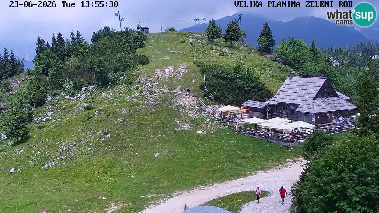 Zeleni Rob | Webcam live Velika Planina