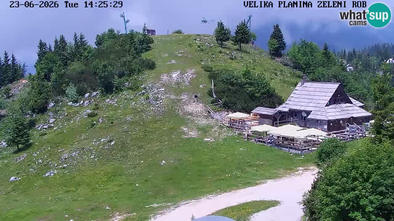 Zeleni Rob – Webcam live | Velika Planina