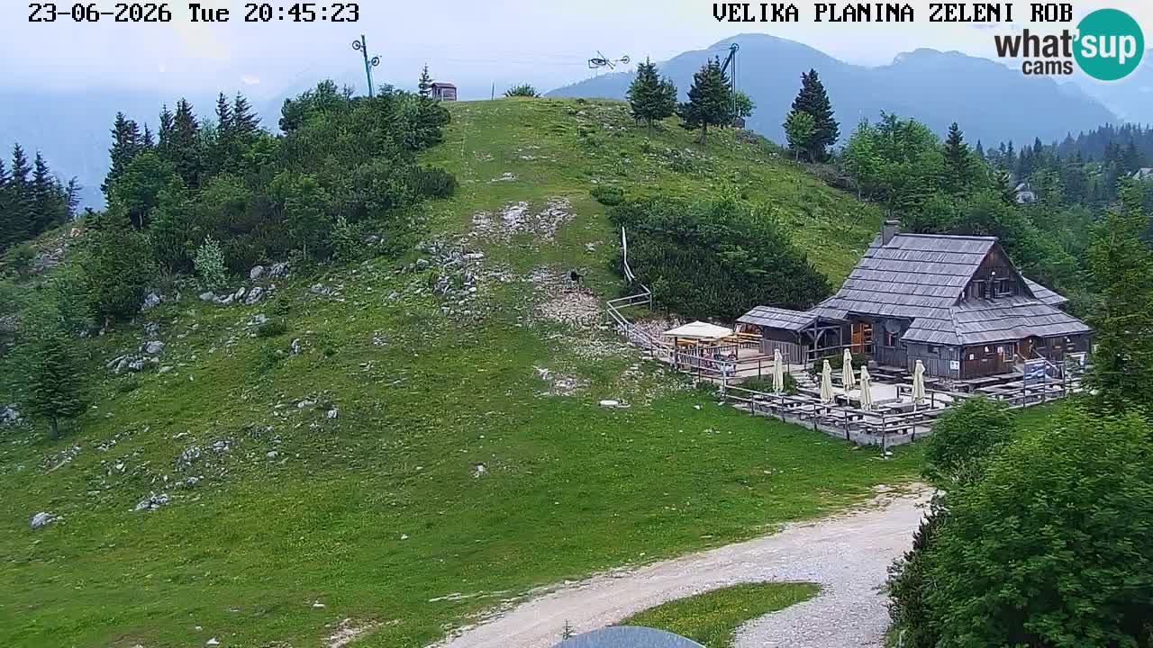 Zeleni Rob – Webcam live | Velika Planina