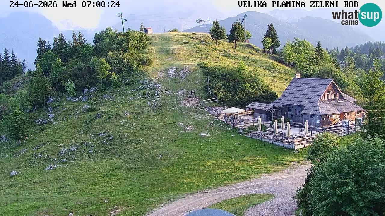 Zeleni Rob – Webcam live | Velika Planina