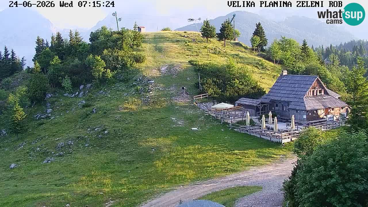 Zeleni Rob | Web kamera Velika Planina