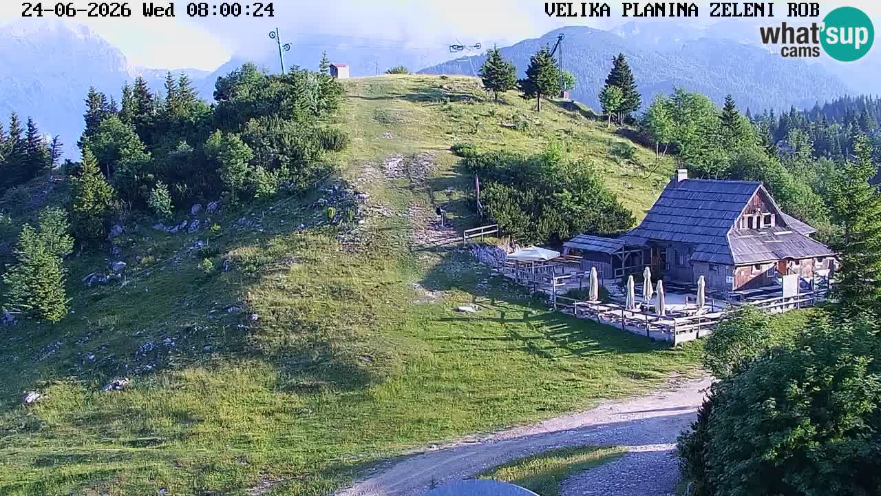 Zeleni Rob | Web kamera Velika Planina