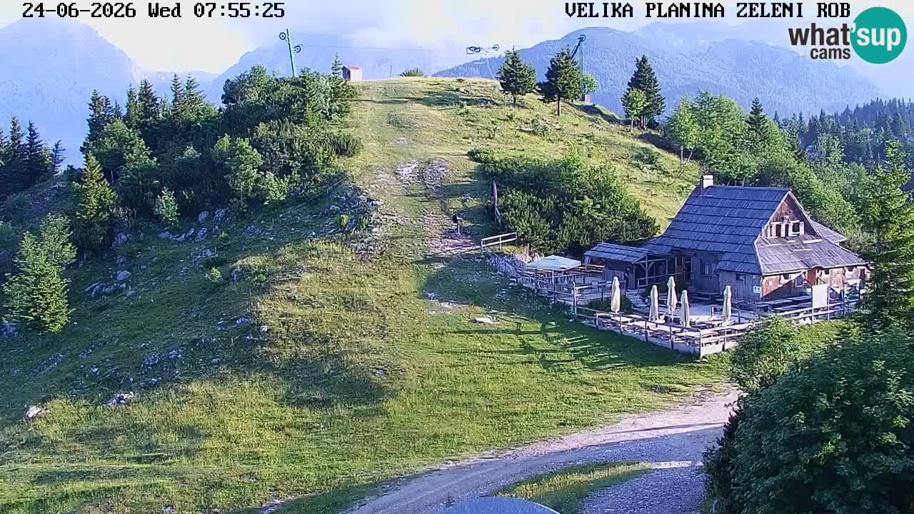 Zeleni Rob – Webcam live | Velika Planina