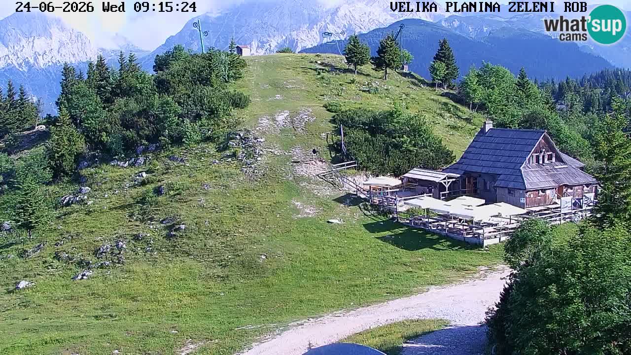 Zeleni Rob – Webcam live | Velika Planina