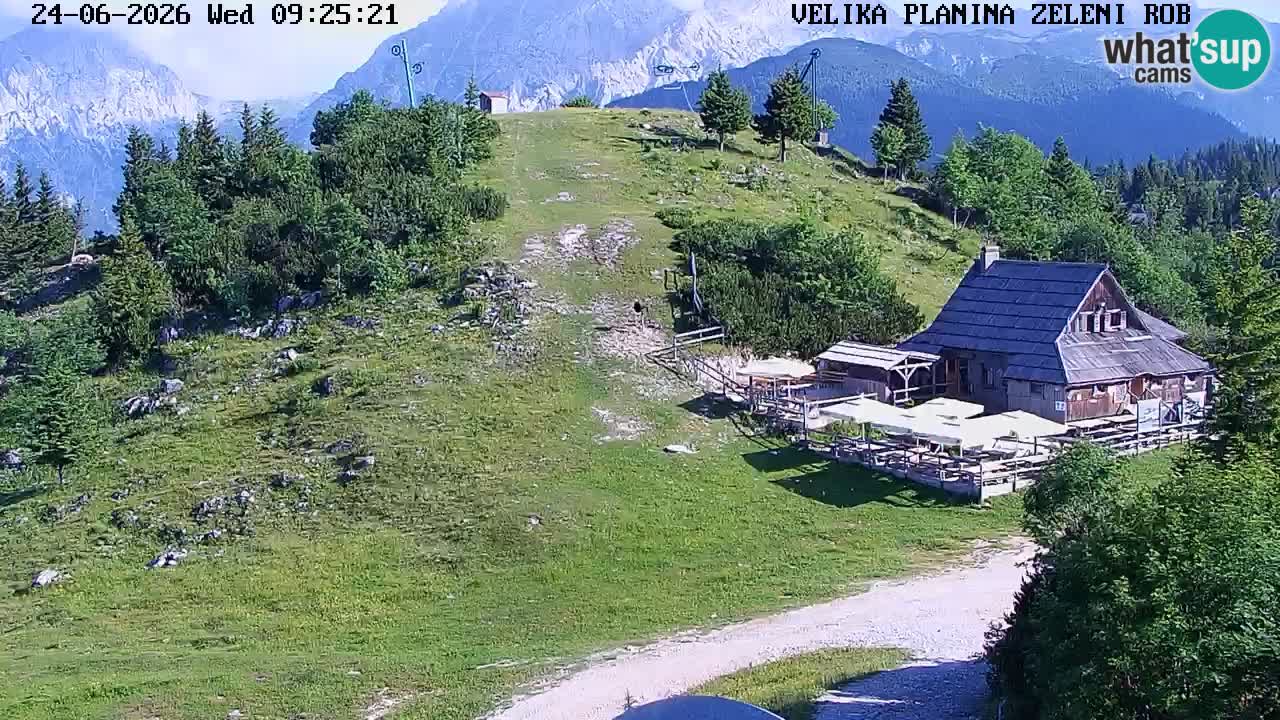 Zeleni Rob | Web kamera Velika Planina