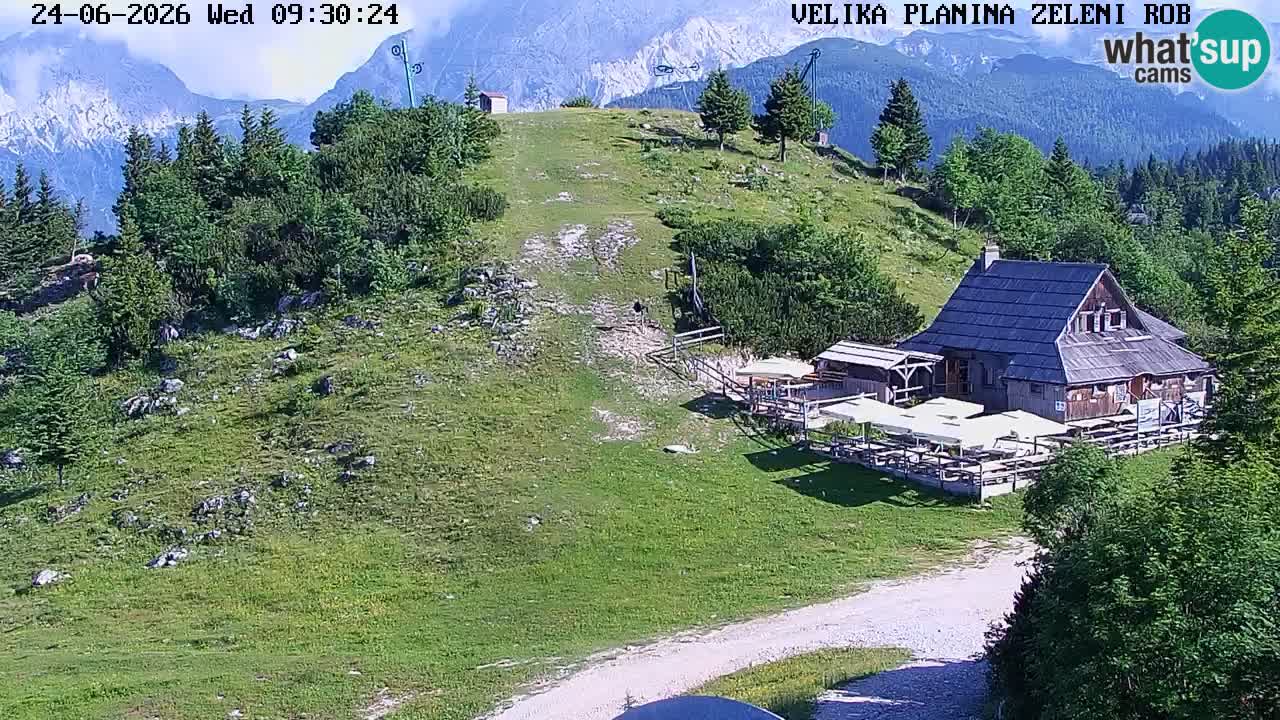Zeleni Rob – Webcam live | Velika Planina