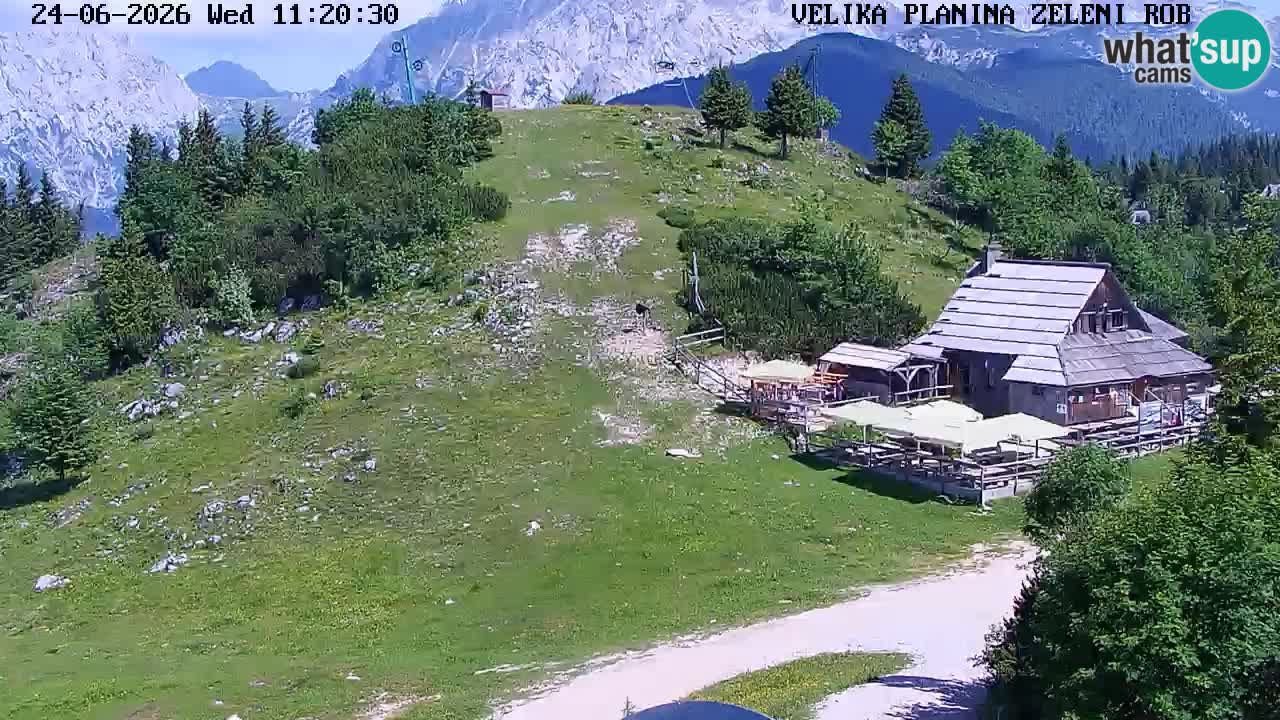 Zeleni Rob – Webcam live | Velika Planina