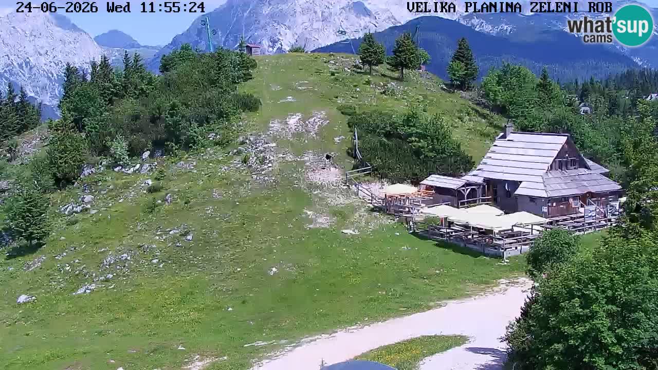 Zeleni Rob – Webcam live | Velika Planina