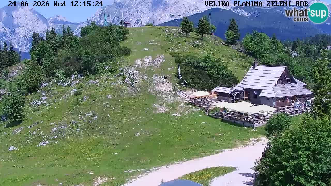 Zeleni Rob – Webcam live | Velika Planina