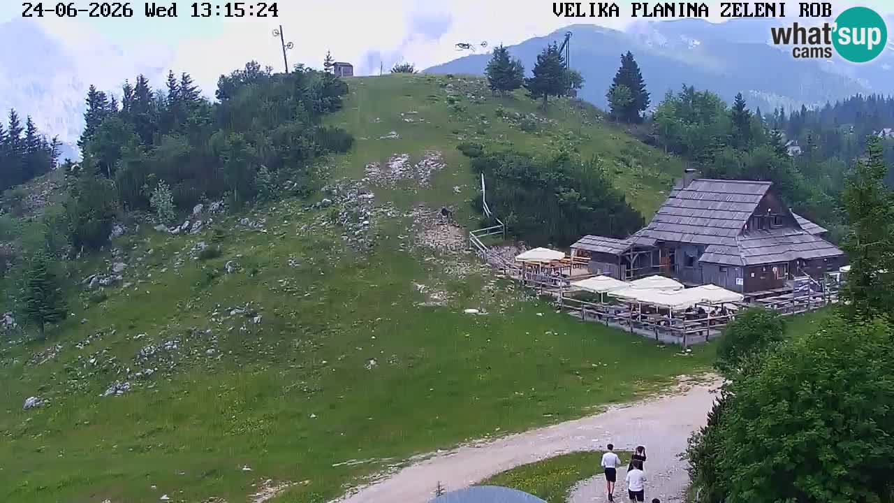 Zeleni Rob – Webcam live | Velika Planina