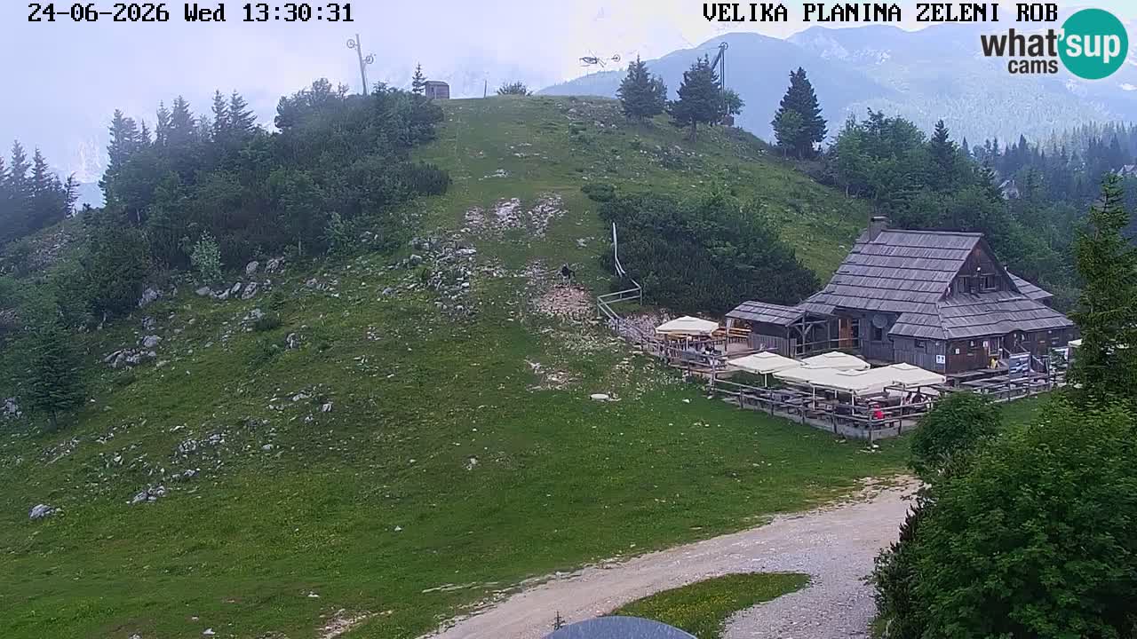 Zeleni Rob – Webcam live | Velika Planina