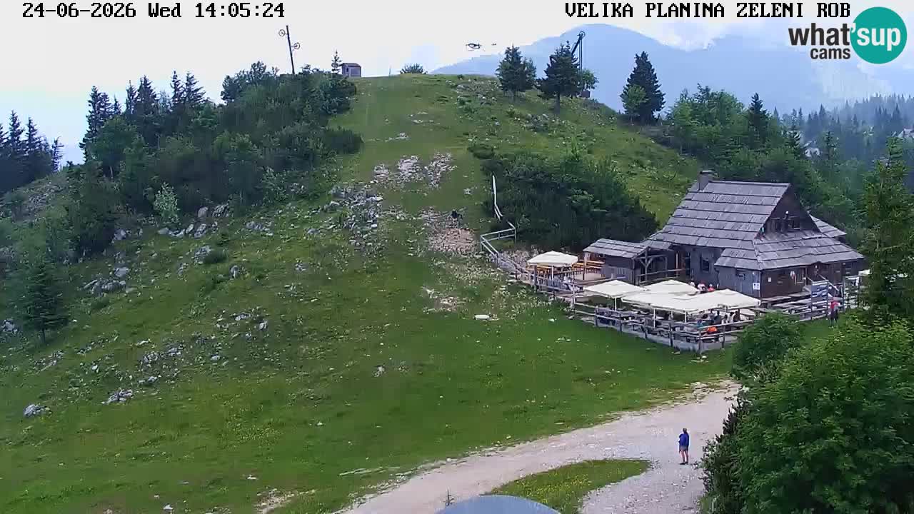 Zeleni Rob – Webcam live | Velika Planina