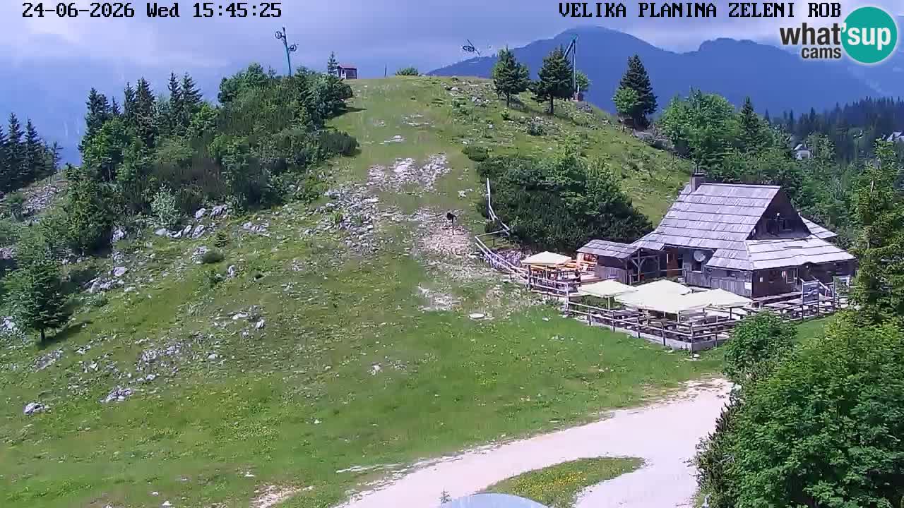 Zeleni Rob | Webcam live Velika Planina