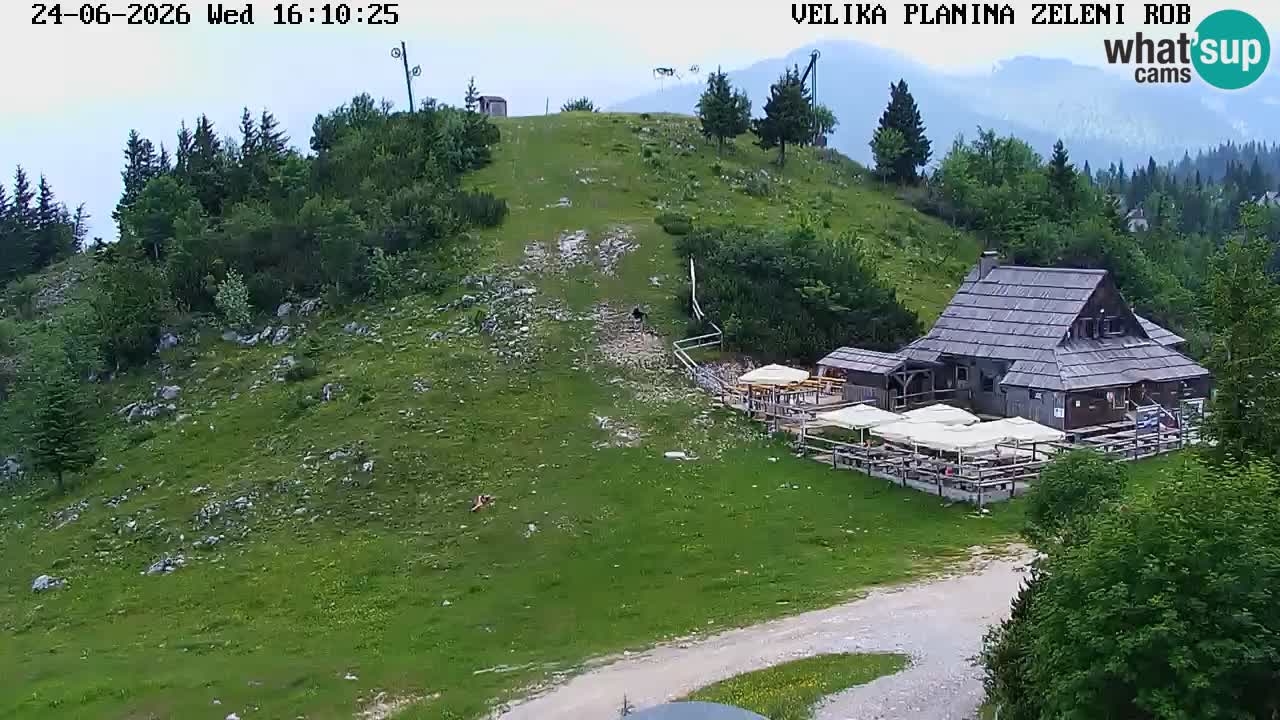 Zeleni Rob | Webcam live Velika Planina