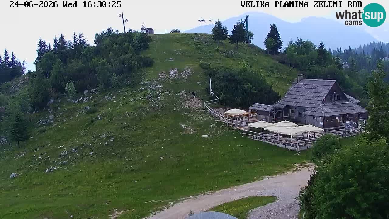 Zeleni Rob – Webcam live | Velika Planina