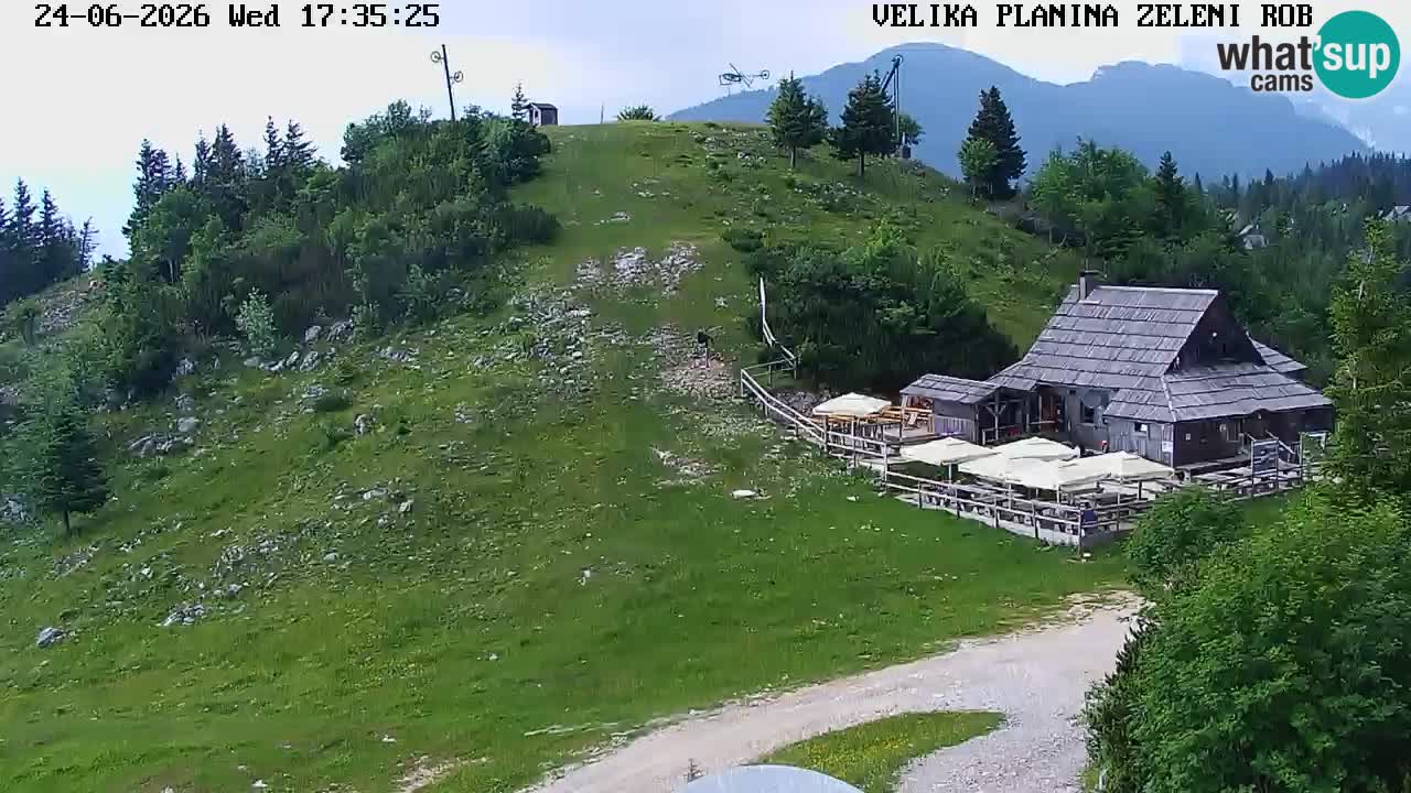 Zeleni Rob – Webcam live | Velika Planina
