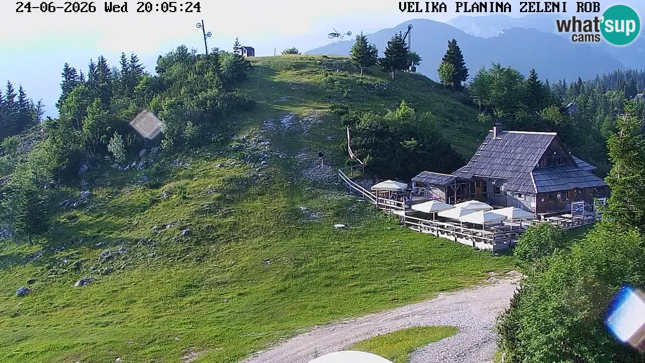 Zeleni Rob – Webcam live | Velika Planina