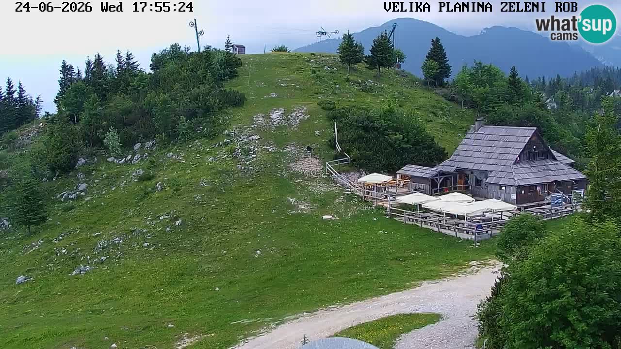 Zeleni Rob – Webcam live | Velika Planina